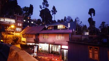 Front of property – evening/night