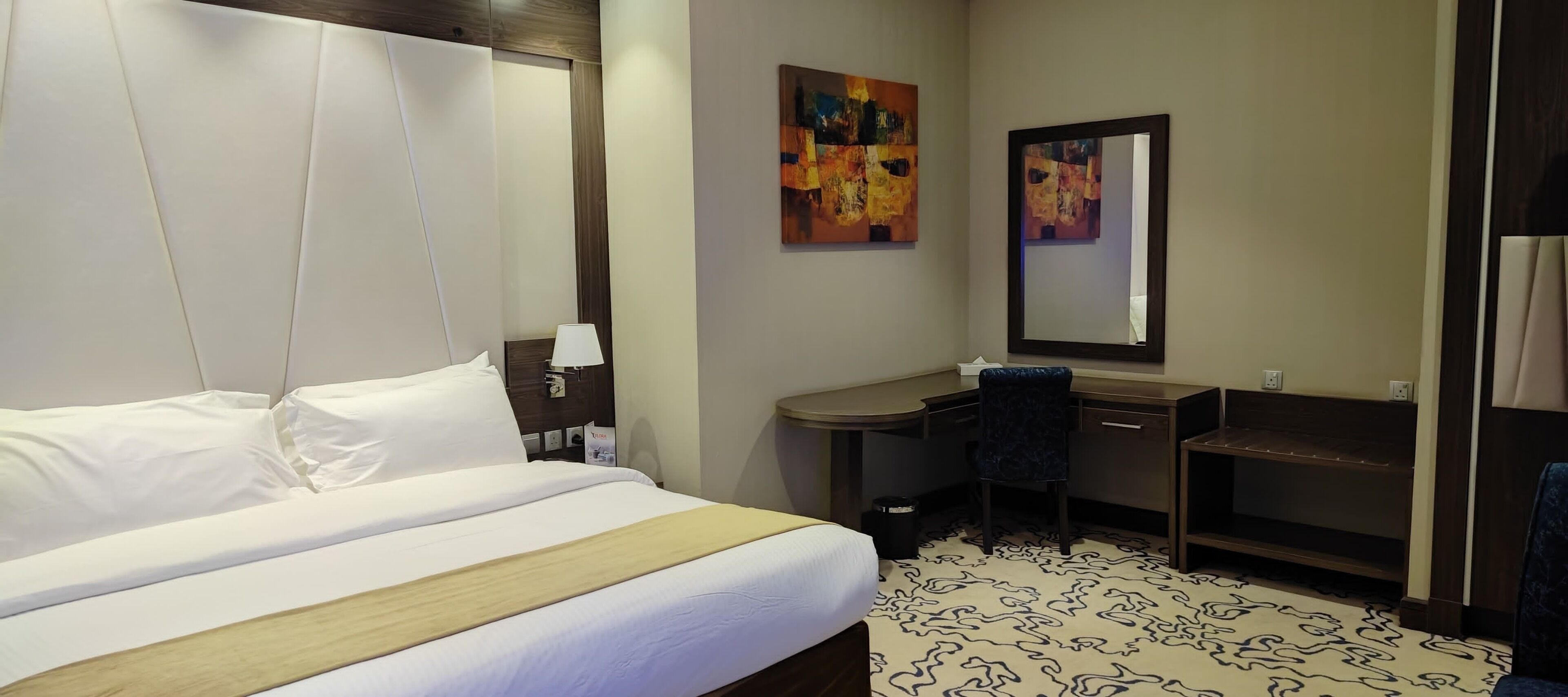 Minibar, in-room safe, desk, blackout curtains