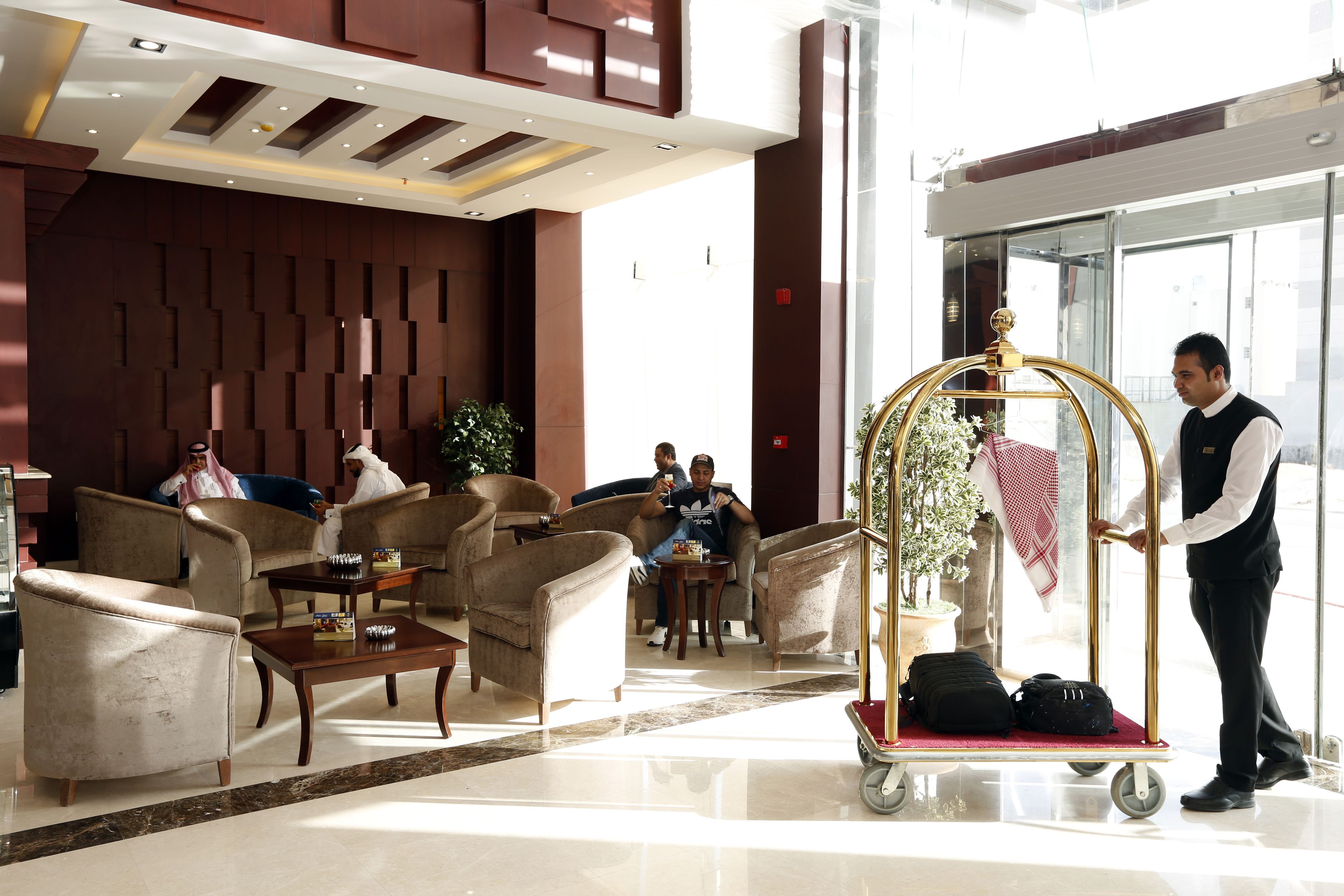 Interior entrance