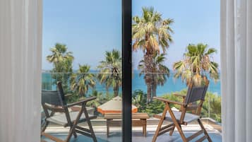 Deluxe-Zimmer, Balkon, Meerblick | Balkon