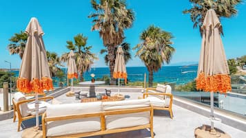 Deluxe Room, Terrace, Sea View | Terrace/patio