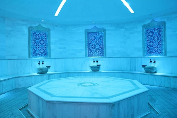 Sauna, bain à remous, hammam, sources chaudes/minérales, hammam