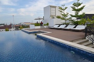 Piscina en la azotea