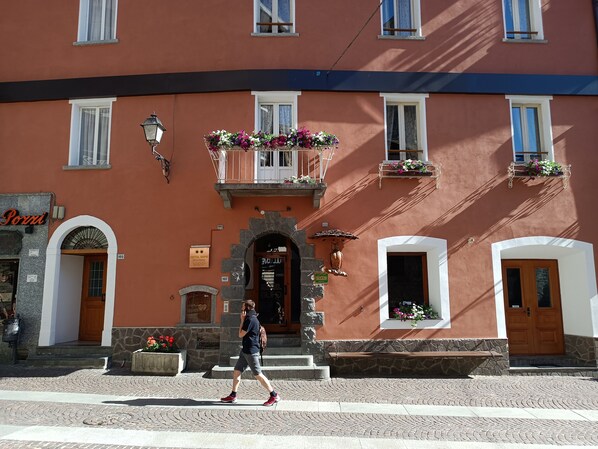 Fassade der Unterkunft