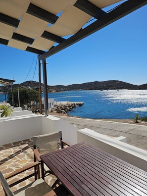 Blick vom Balkon
