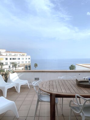 Apartamento básico, 1 habitación, terraza, vistas al mar (88) | Terraza o patio