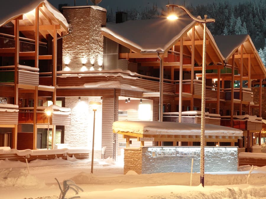 Front of property – evening/night