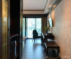 Chambre Deluxe, 1 chambre, non-fumeur, vue piscine