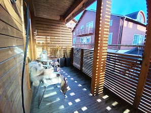 Studio B18 - Katunäkymä, Sauna (2 aikuista + 2 lasta) | Terassi/patio