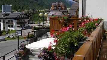 Blick von der Unterkunft