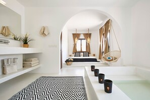 House, 3 Bedrooms | 3 bedrooms, Egyptian cotton sheets, premium bedding, in-room safe - Le Blanc Suite (Santorini)