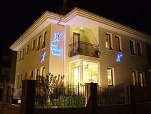 Front of property – evening/night