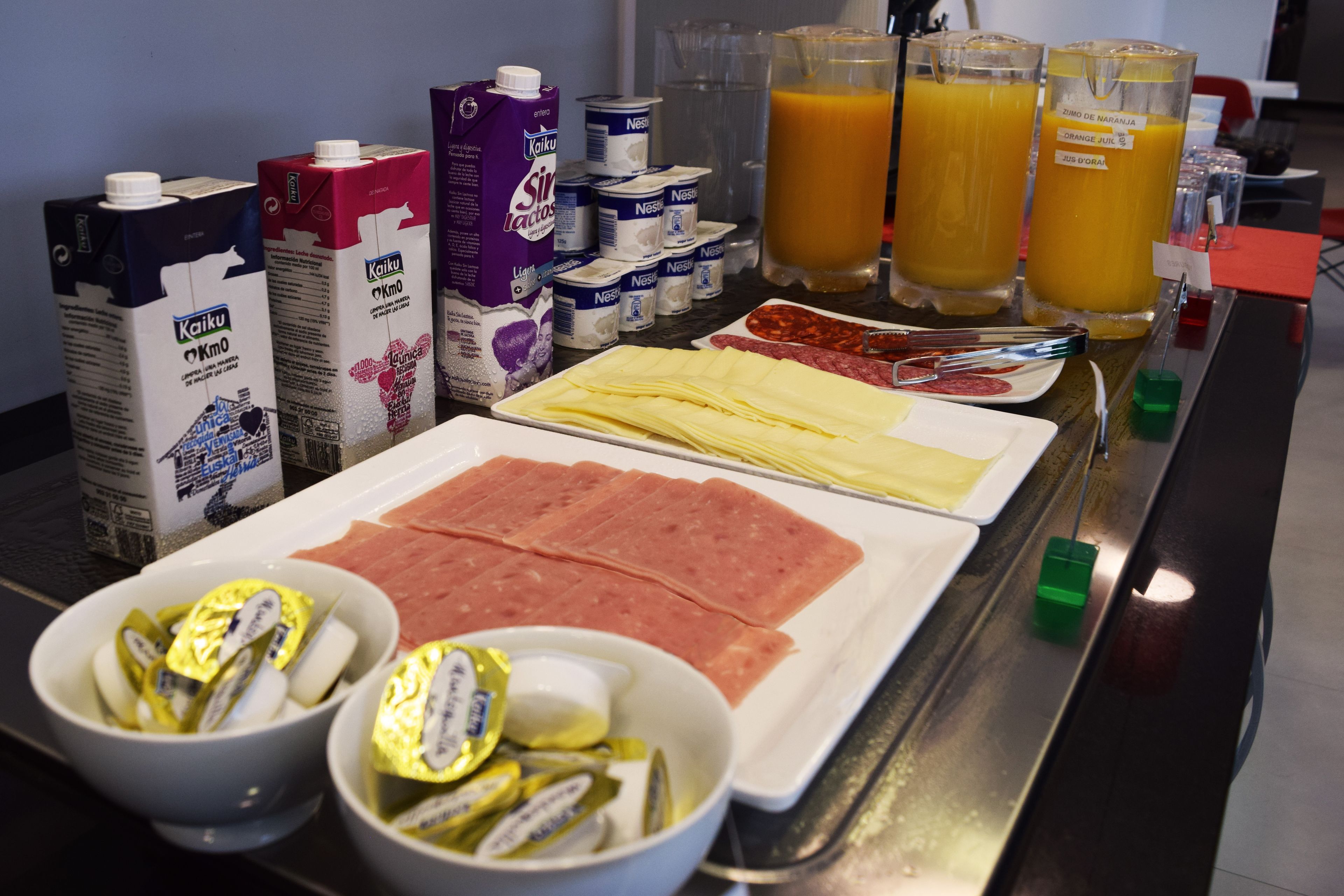 daily buffet breakfast (eur 8 per person)