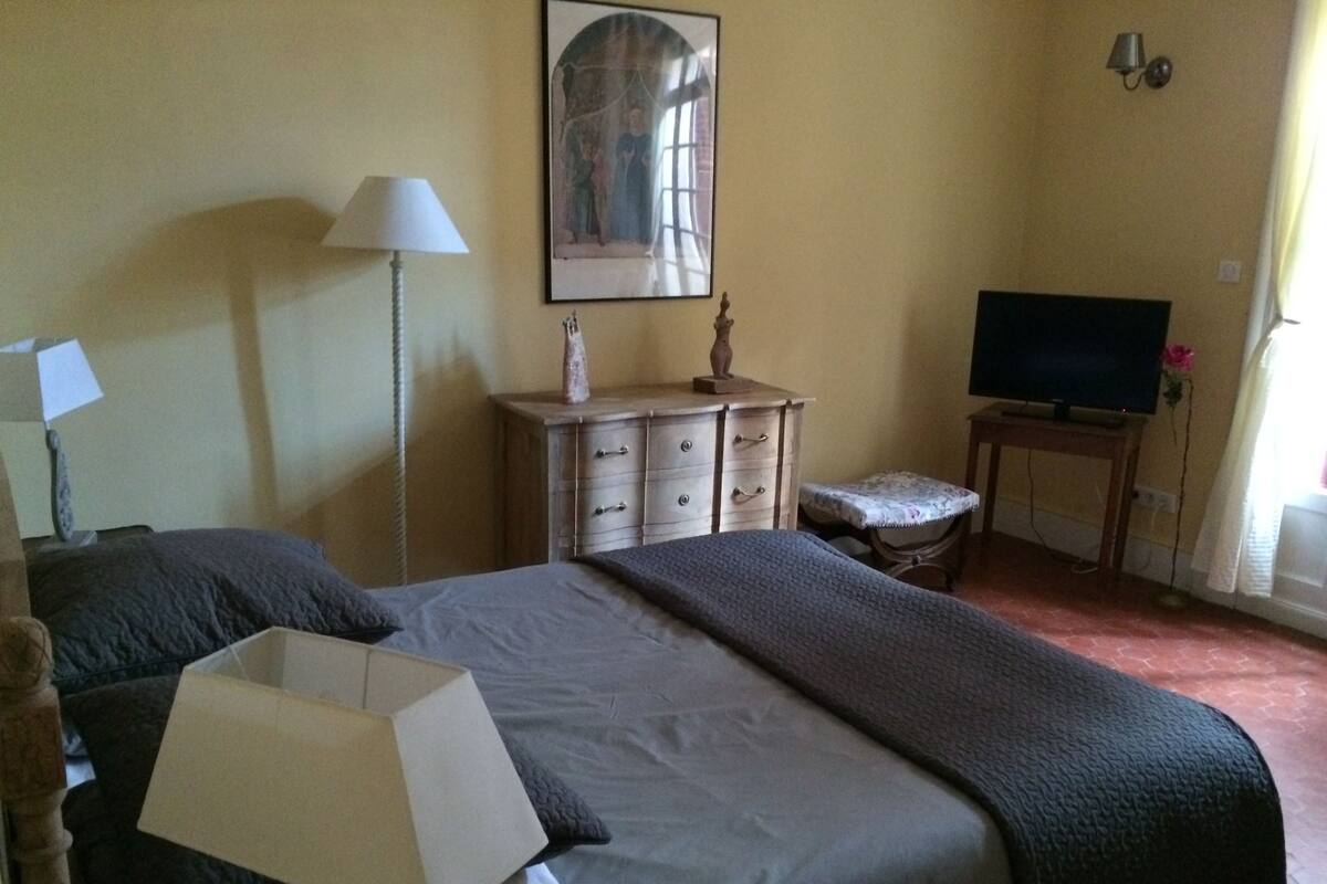 Deluxe Double Room (Cézanne) | Premium bedding, iron/ironing board, WiFi (free)