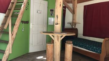 Huisje | 1 slaapkamer, luxe beddengoed, individueel gedecoreerd