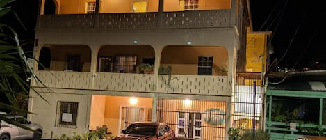 Front of property – evening/night