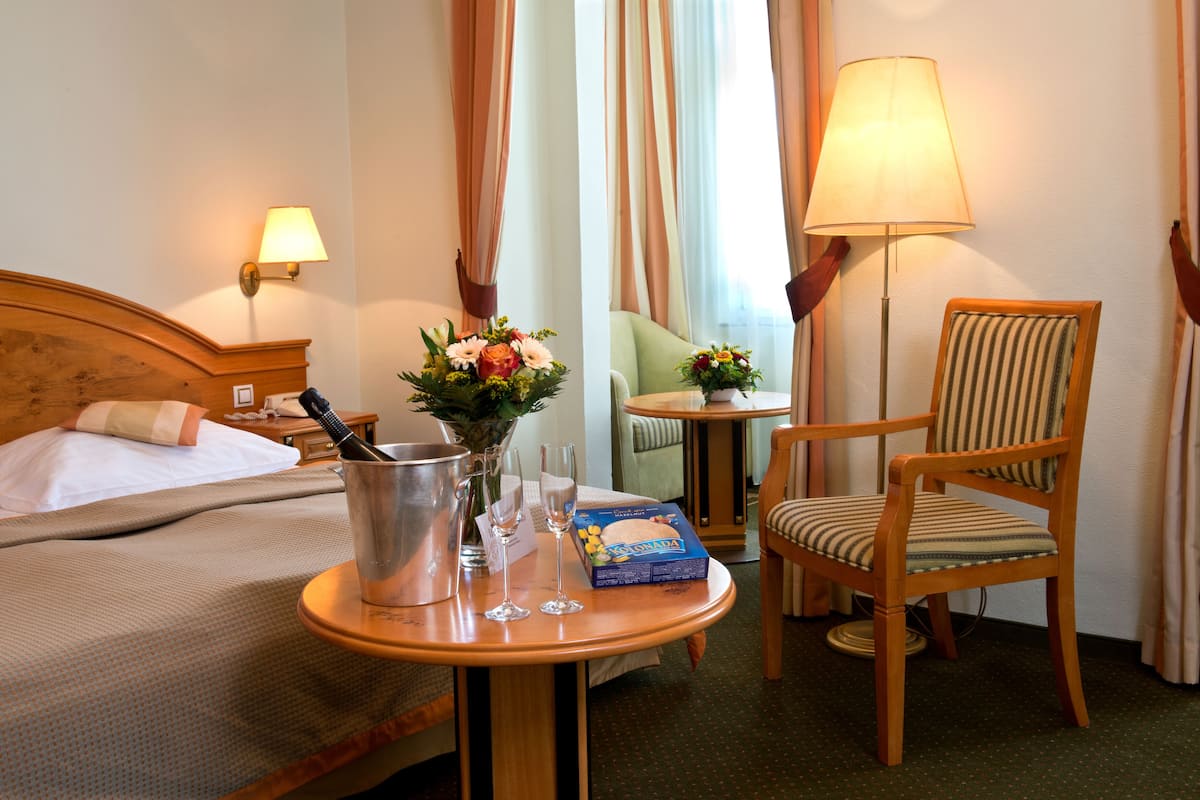 standard double room | hypo-allergenic bedding, minibar, in-room safe, desk