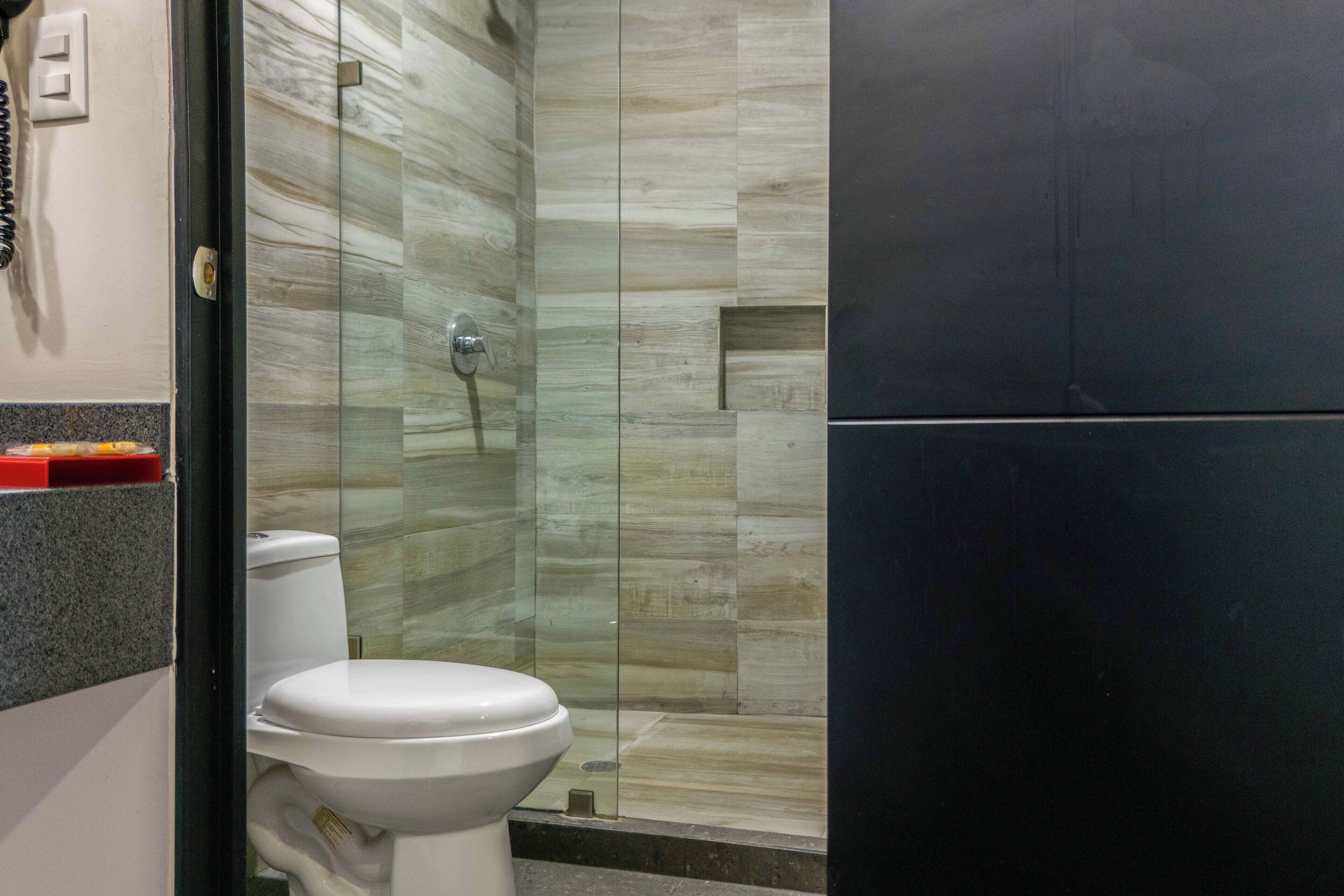 free toiletries, hair dryer, towels, soap