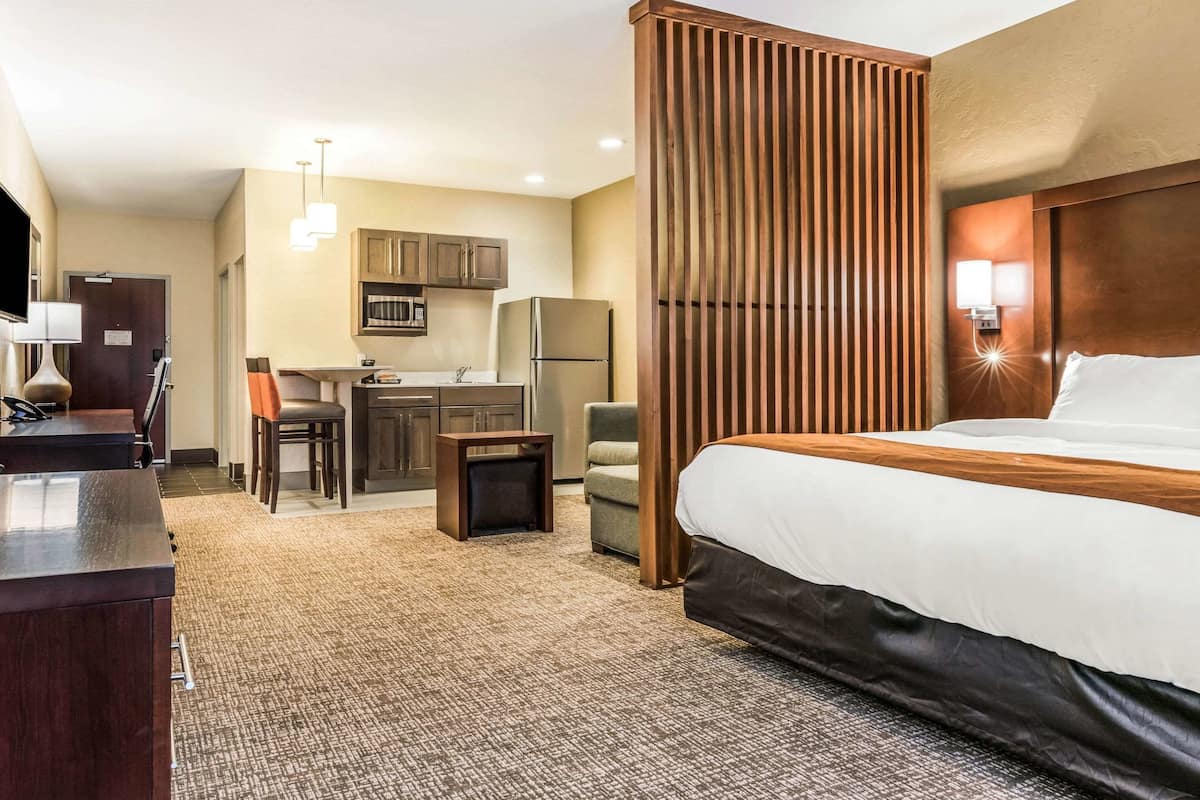 Suite, 1 très grand lit et 1 canapé-lit, accessible aux personnes à mobilité réduite, non-fumeur
