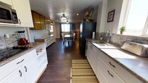 Superior Apartment, 1 Bedroom, Kitchen | Living area