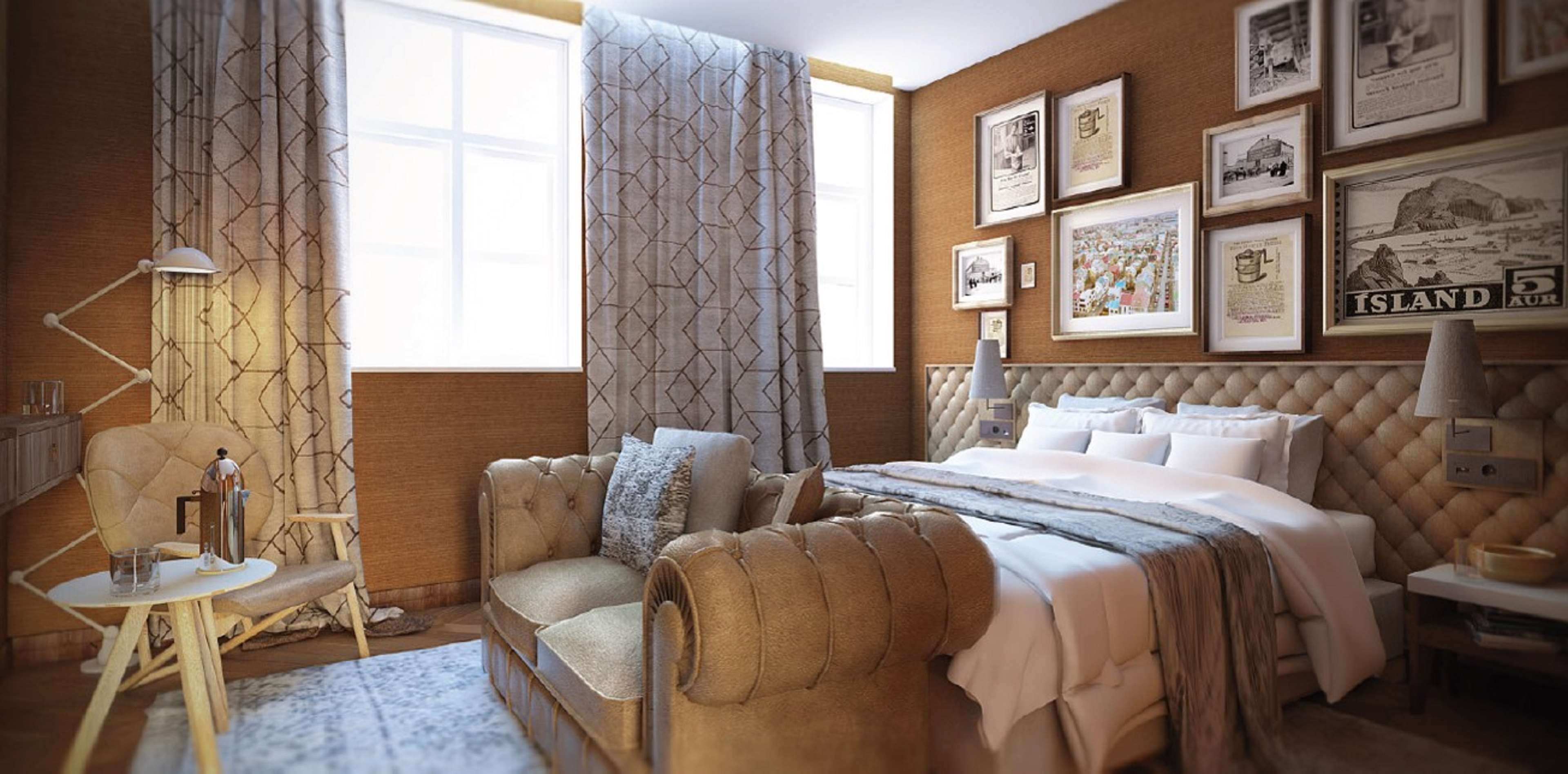 king deluxe room | premium bedding, free minibar items, in-room safe, desk