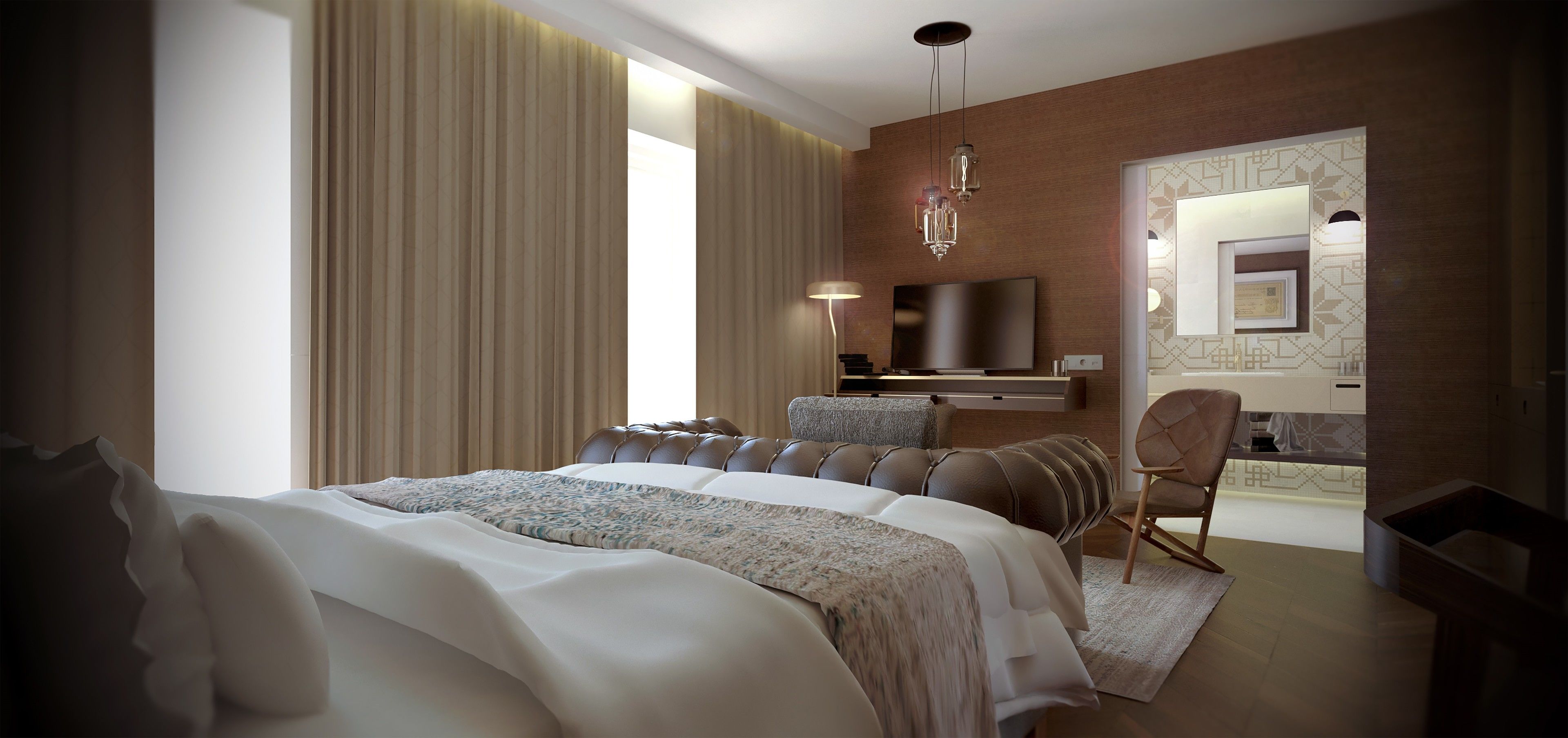 superior room, 1 king bed, non smoking | premium bedding, free minibar items, in-room safe, desk