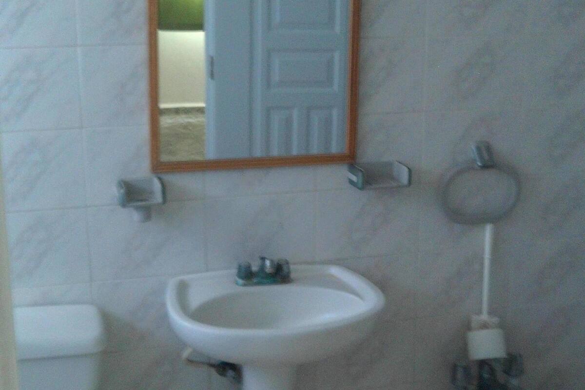 economy apartment, 1 bedroom, smoking, garden view | bathroom | shower, hair dryer, towels