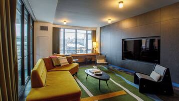 Minibar, safe på rommet, individuelt dekorert og individuelt innredet