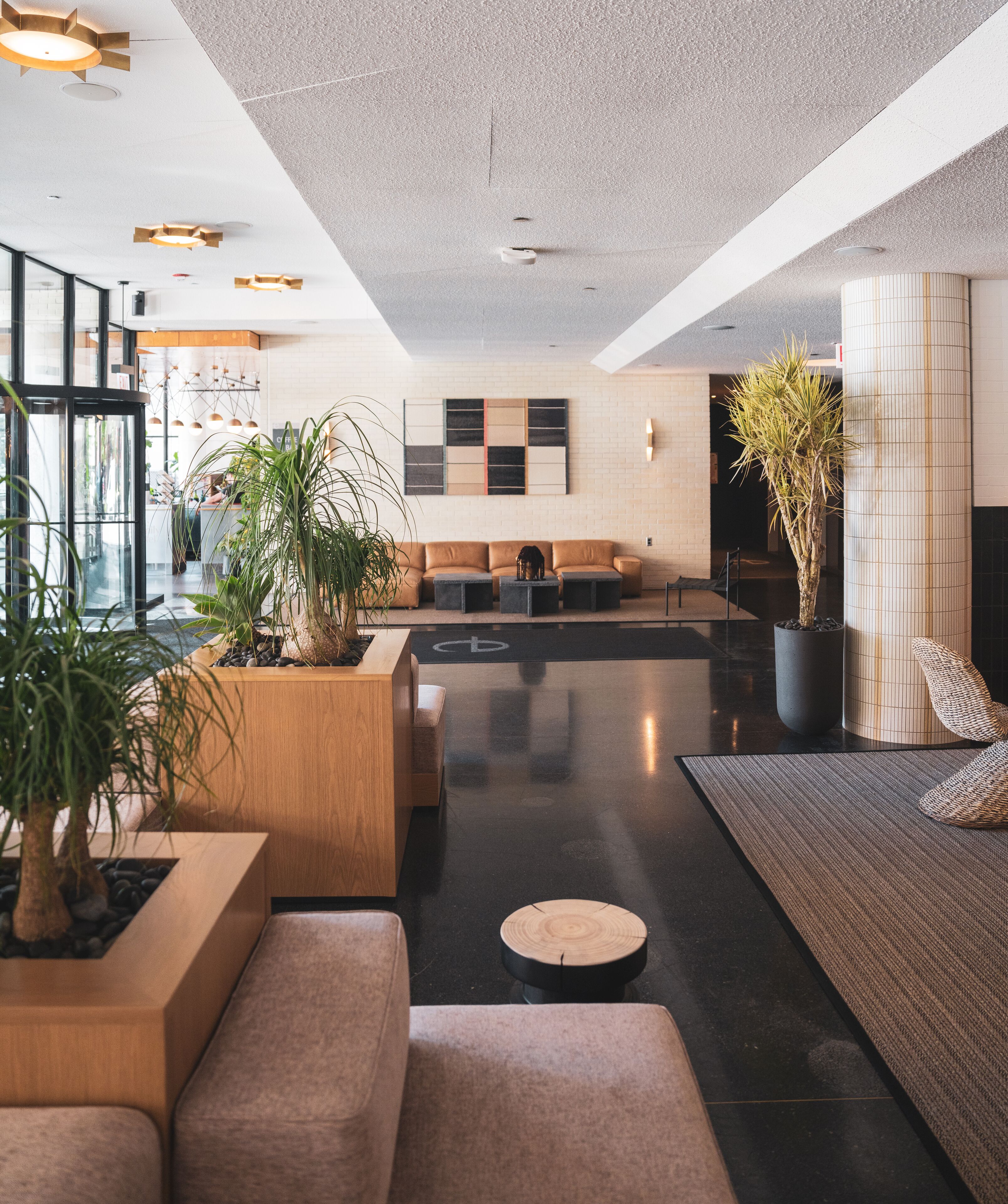 Coin salon dans le hall