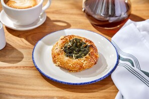 Daily to-go breakfast for a fee