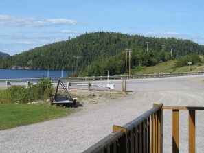 Blick von der Unterkunft