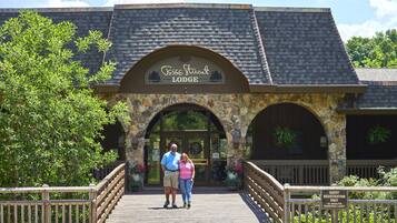 Majoituspaikan sisäänkäynti