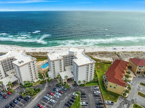 Exterior - Regency Towers #208W, beach chairs, umbrellas, new leather couches! (Pensacola Beach)
