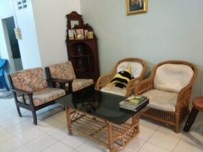 Sitteområde i lobbyen