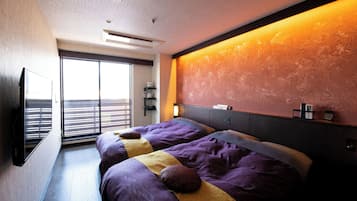 Suite, para no fumadores (Open-air Bath and sauna) | Caja de seguridad en la habitación, wifi y ropa de cama