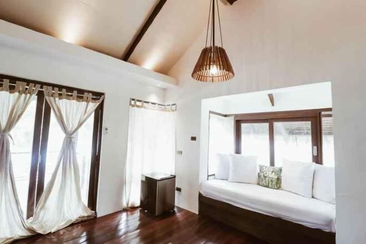 1 habitación y ropa de cama de alta calidad