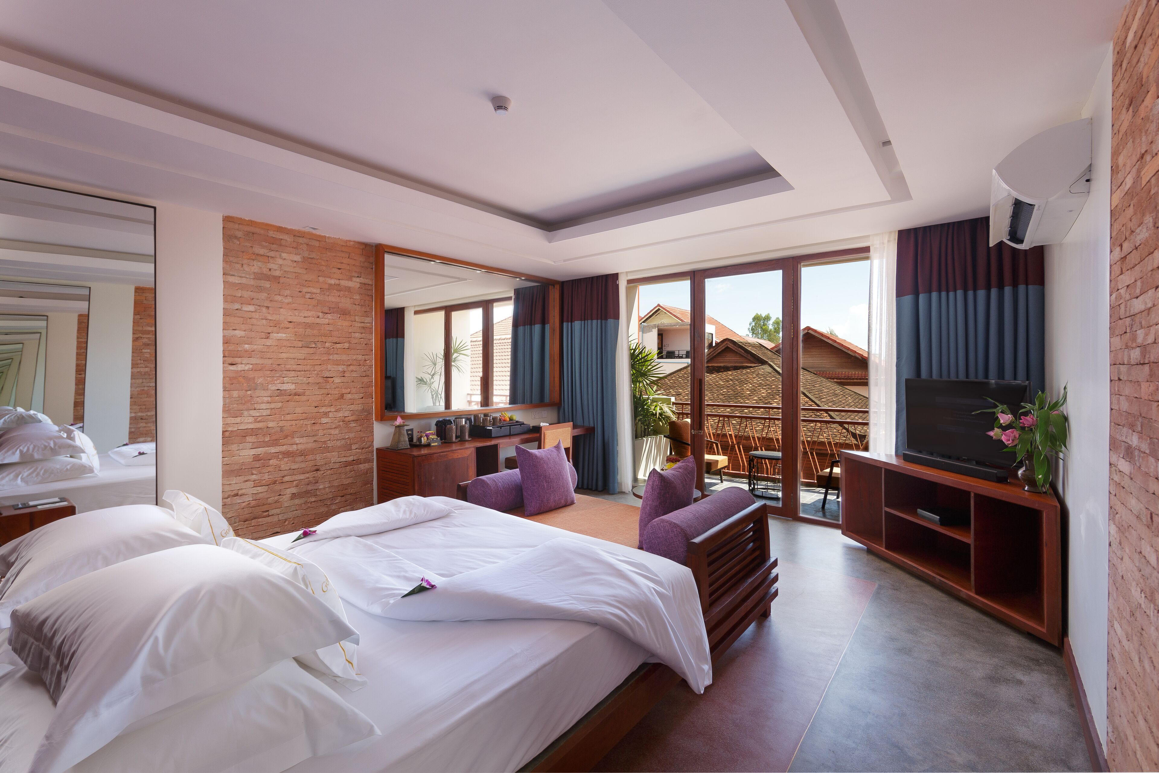 1 habitación, ropa de cama de alta calidad y colchones con pillow-top 