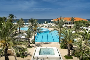Indoor pool, 2 outdoor pools, pool umbrellas, pool loungers - Thabraca Thalasso & Diving (Ain al-Sabah)