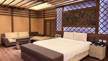 奢華雙人房 | 高級寢具、書桌、遮光布/窗簾、免費無線上網