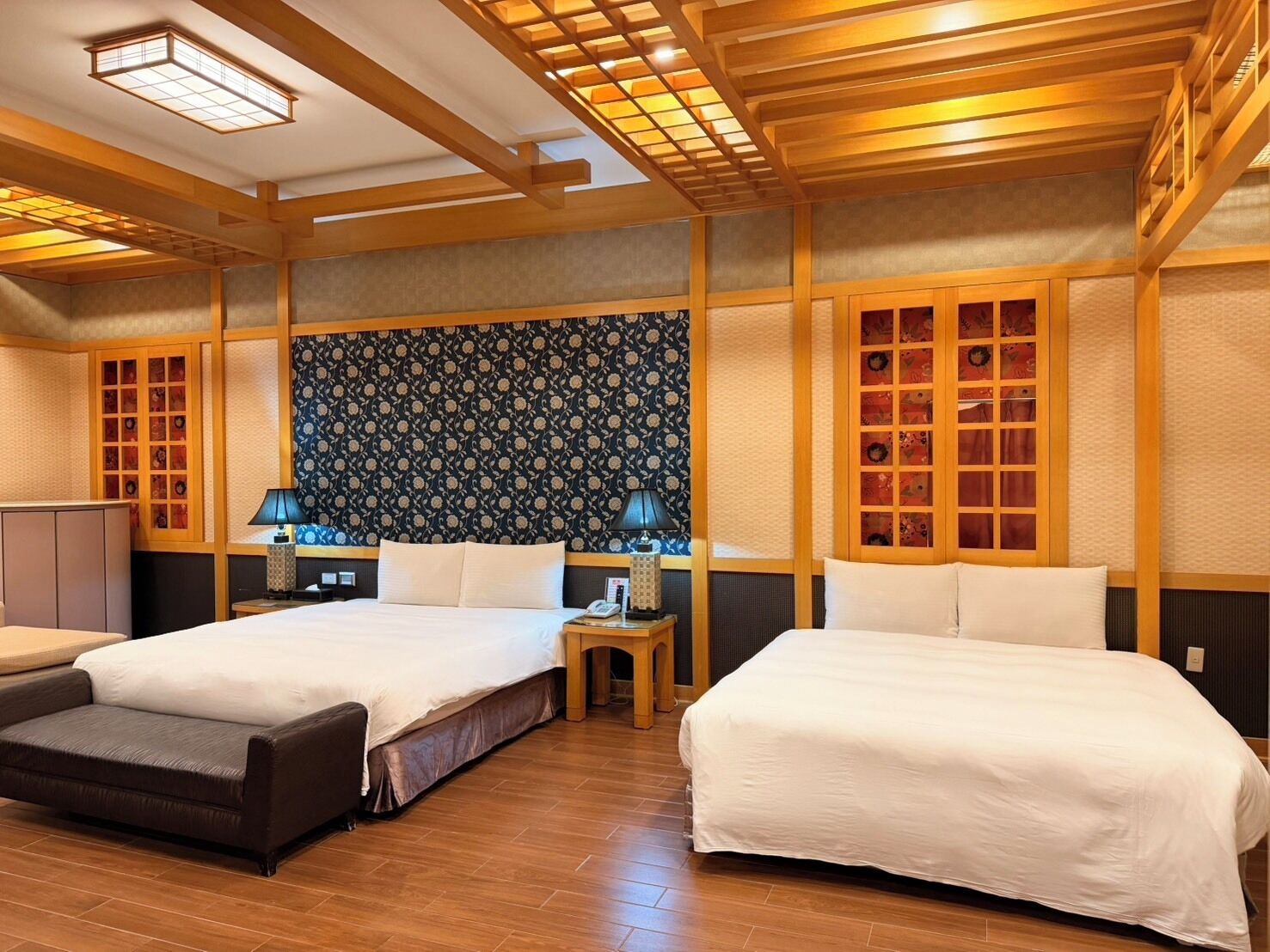 Deluxe Quadruple Room | Premium bedding, desk, blackout drapes, free WiFi