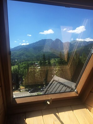 Habitación básica doble, vistas a la montaña | Vistas desde la habitación