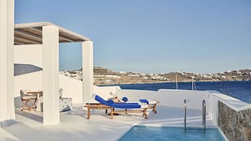 Honeymoon Suite, Private Pool, Sea View | Terrace/patio