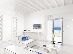 Suite, Private Pool, Sea View (Katikies) | Minibar, in-room safe, soundproofing, iron/ironing board - Katikies Mykonos - The Leading Hotels Of The World (Mykonos)