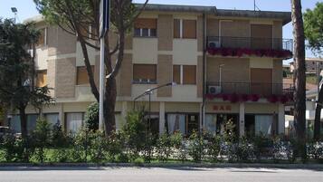 Fassade der Unterkunft