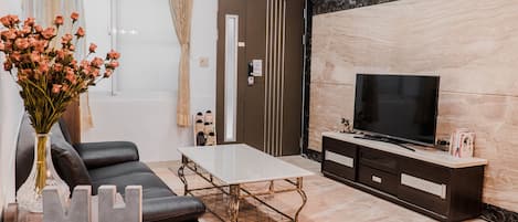 Coin salon dans le hall