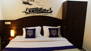 Standard Double or Twin Room, 1 Double Bed, Private Bathroom | Bed sheets - OYO 4205 Hotel Anuj Regency (Dharamshala)