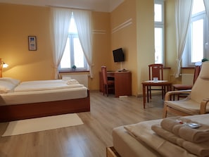 In-room safe, desk, laptop workspace, blackout curtains - Pension Elektra Inn (Marianske Lazne)