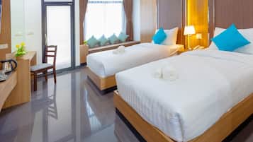 Chambre Deluxe avec lits jumeaux, 2 lits une place, véranda