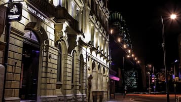 Front of property – evening/night
