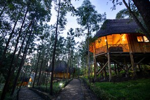 Småhus – deluxe, flere senger, parkutsikt | Sengetøy av topp kvalitet, safe på rommet og individuelt dekorert